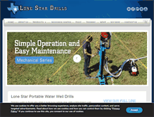 Tablet Screenshot of lonestardrills.com